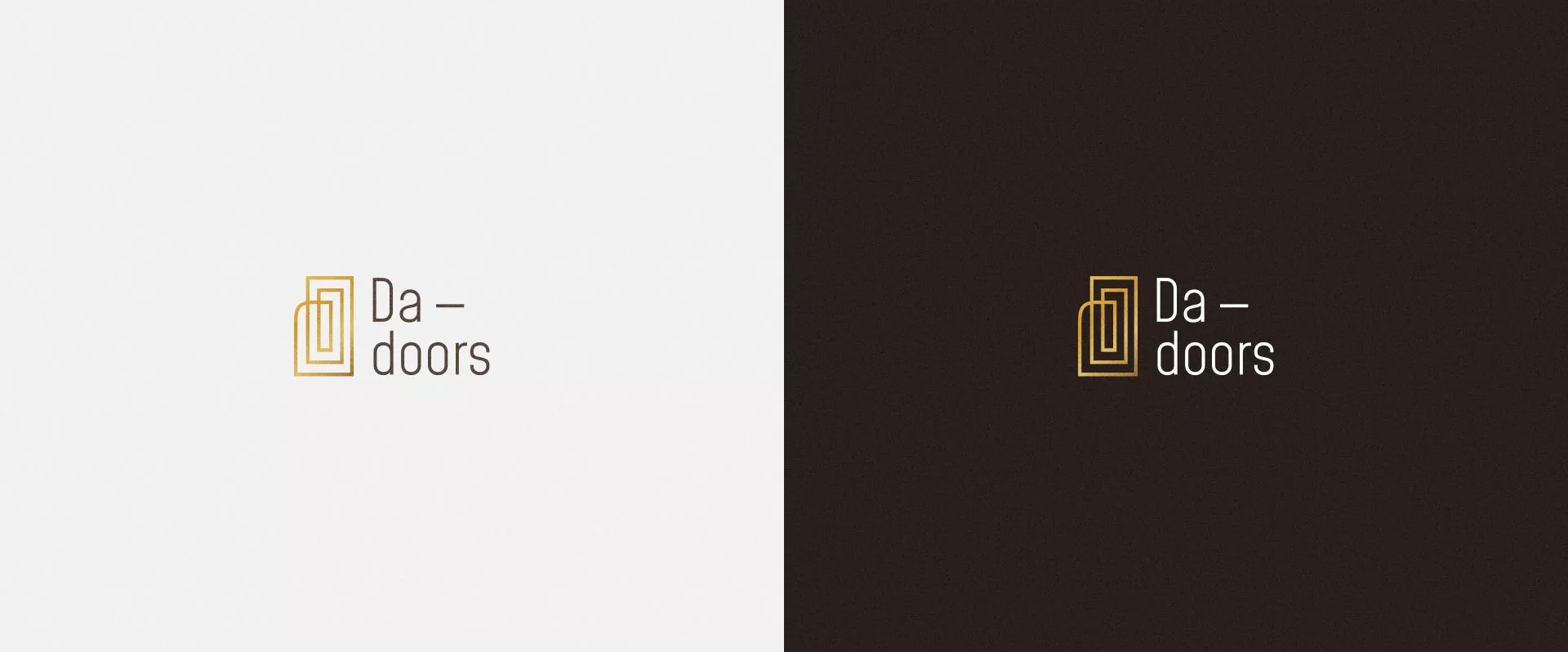 Разработка логотипа для компании «DA-DOORS» в Будённовске